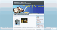 Desktop Screenshot of elhabitodelalectura.wordpress.com