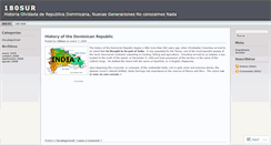 Desktop Screenshot of 180sur.wordpress.com