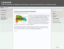 Tablet Screenshot of 180sur.wordpress.com