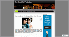 Desktop Screenshot of boredstiffproductions.wordpress.com