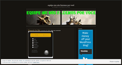 Desktop Screenshot of equipemu.wordpress.com