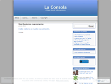 Tablet Screenshot of laconsola.wordpress.com