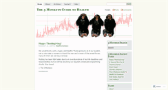 Desktop Screenshot of 3healthymonkeys.wordpress.com