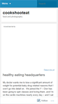 Mobile Screenshot of cookshooteat.wordpress.com