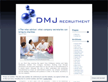 Tablet Screenshot of dmjrecruitment.wordpress.com