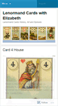 Mobile Screenshot of lenormandcard.wordpress.com