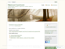 Tablet Screenshot of orgullocalentano.wordpress.com