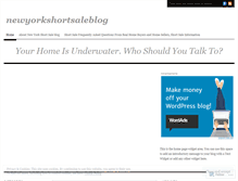 Tablet Screenshot of newyorkshortsaleblod.wordpress.com