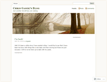 Tablet Screenshot of cmgasek.wordpress.com