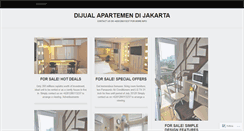 Desktop Screenshot of apartemenjakartadijual.wordpress.com