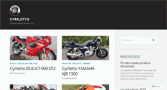 Desktop Screenshot of cyriletto.wordpress.com