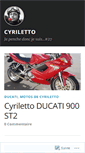 Mobile Screenshot of cyriletto.wordpress.com