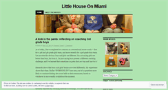 Desktop Screenshot of littlehouseonmiami.wordpress.com