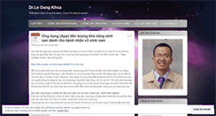 Desktop Screenshot of drdangkhoa.wordpress.com
