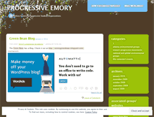 Tablet Screenshot of progressiveemory.wordpress.com