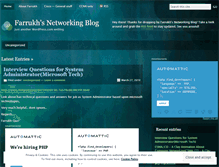 Tablet Screenshot of farrukhnet.wordpress.com