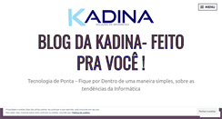Desktop Screenshot of kadina.wordpress.com
