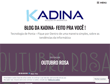 Tablet Screenshot of kadina.wordpress.com