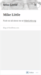 Mobile Screenshot of mikelittle.wordpress.com