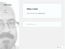 Tablet Screenshot of mikelittle.wordpress.com