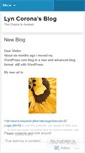 Mobile Screenshot of lyncorona.wordpress.com