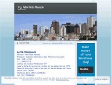 Tablet Screenshot of felixpintomacedo.wordpress.com