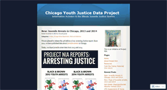 Desktop Screenshot of chiyouthjustice.wordpress.com