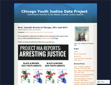 Tablet Screenshot of chiyouthjustice.wordpress.com