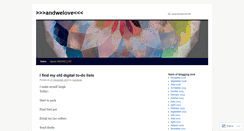Desktop Screenshot of andwelove.wordpress.com