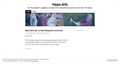 Desktop Screenshot of hippoarts.wordpress.com