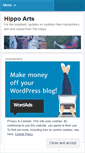 Mobile Screenshot of hippoarts.wordpress.com