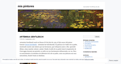 Desktop Screenshot of mispintores.wordpress.com