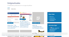 Desktop Screenshot of estigmatizados.wordpress.com