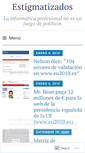 Mobile Screenshot of estigmatizados.wordpress.com