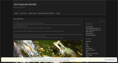 Desktop Screenshot of lightbulbsandventures16.wordpress.com