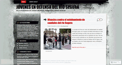 Desktop Screenshot of jovenesendefensadelriosegura.wordpress.com