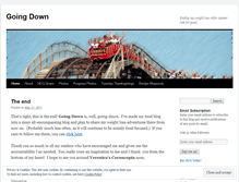 Tablet Screenshot of iamgoingdown.wordpress.com