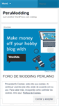Mobile Screenshot of moddingperu.wordpress.com