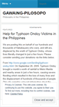 Mobile Screenshot of gawaingpilosopo.wordpress.com