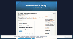 Desktop Screenshot of photomountsuk.wordpress.com