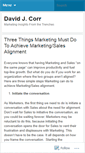 Mobile Screenshot of davidcorr.wordpress.com