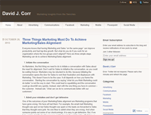 Tablet Screenshot of davidcorr.wordpress.com