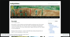 Desktop Screenshot of hollysfollies.wordpress.com