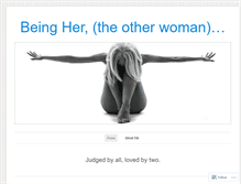 Tablet Screenshot of beinghertheotherwoman.wordpress.com