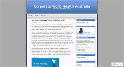 Desktop Screenshot of corporateworkhealth.wordpress.com