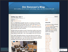 Tablet Screenshot of jmdonovan.wordpress.com