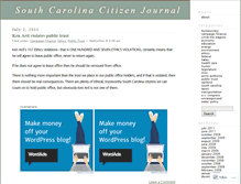 Tablet Screenshot of citizenjournal.wordpress.com