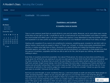 Tablet Screenshot of amuslimdiary.wordpress.com