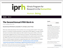 Tablet Screenshot of iprh.wordpress.com