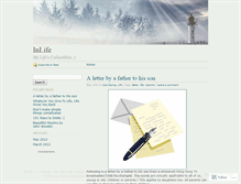 Tablet Screenshot of inlyf.wordpress.com